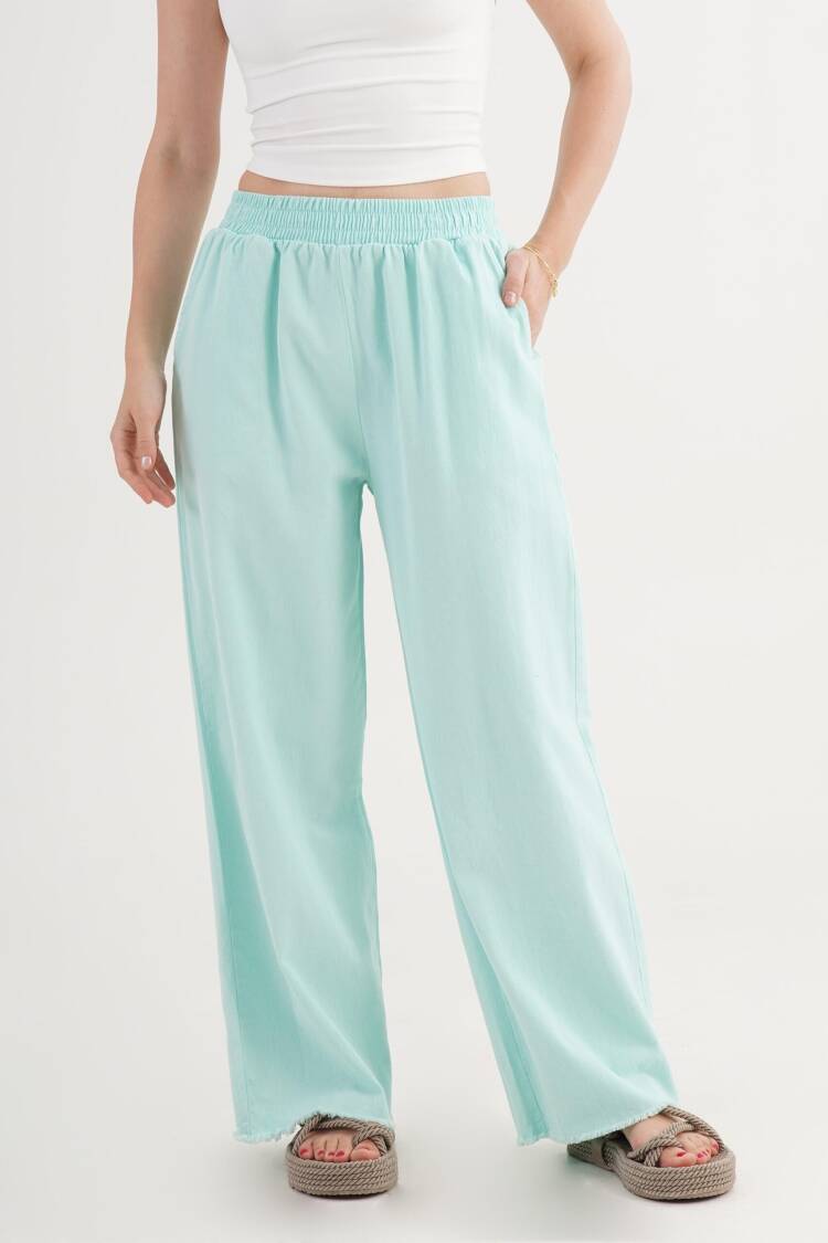 Mix Color Palazzo Pants - Brand: Lustrin - Women's Clothing Wholesale - Globality Store