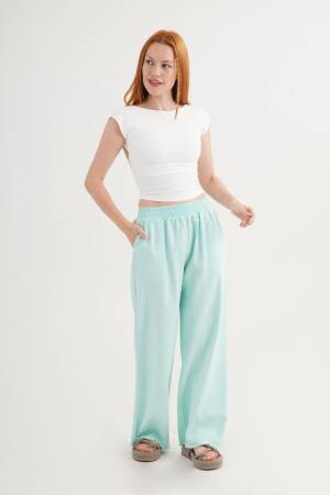 Mix Color Palazzo Pants - Brand: Lustrin - Women's Clothing Wholesale - Globality Store