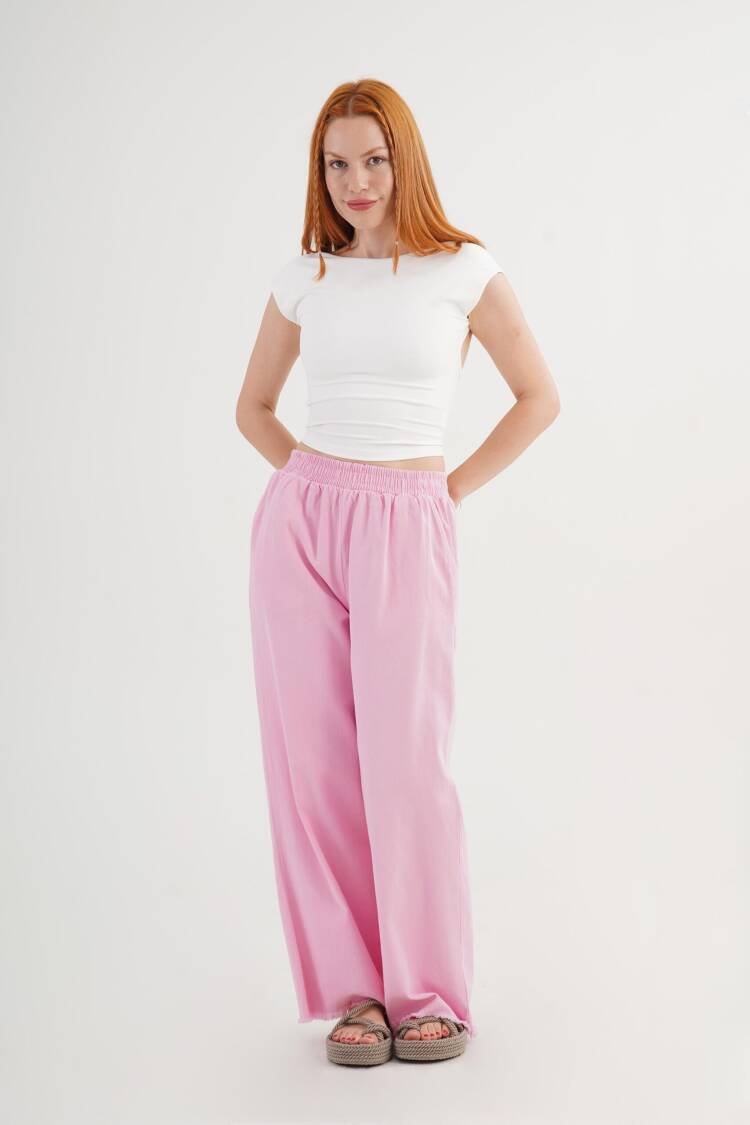 Casual Boho Palazzo Pants