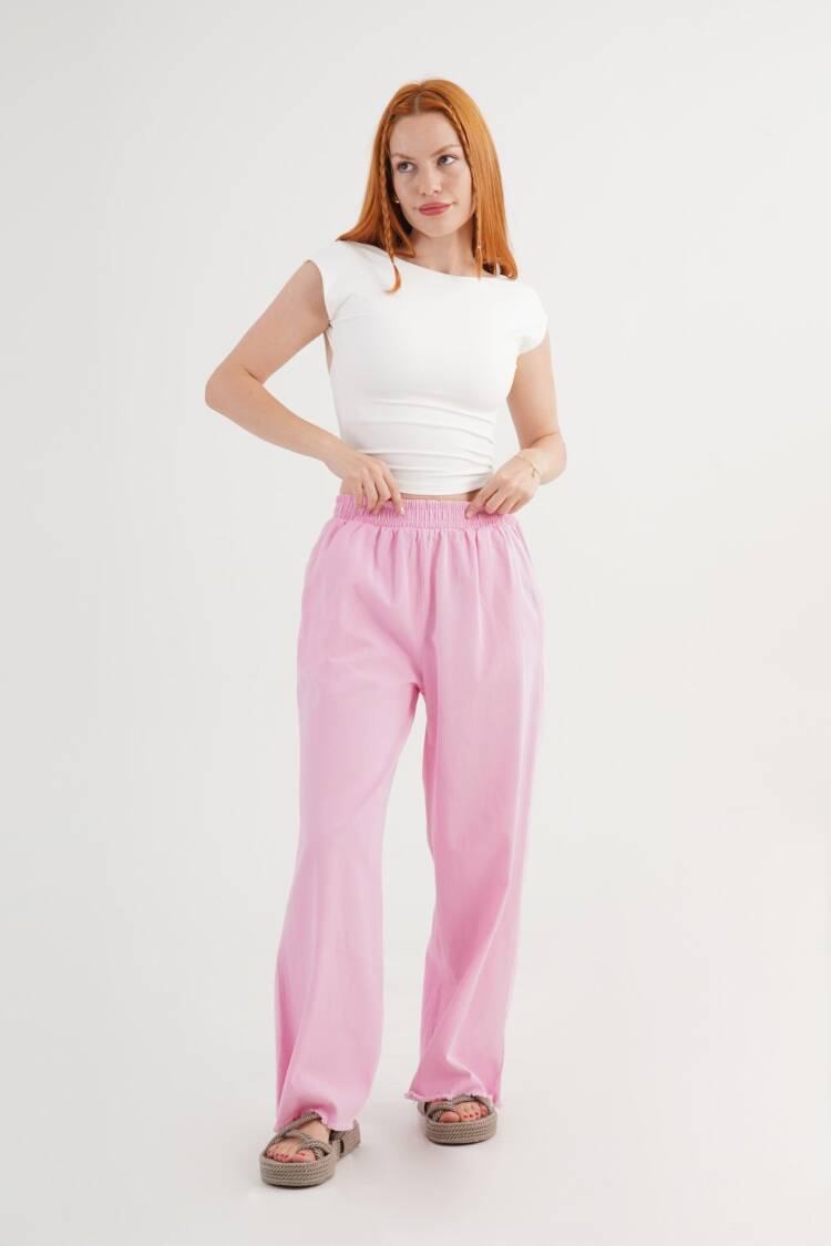 Casual Boho Palazzo Pants