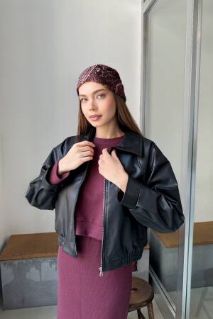 Biker Jacket With Oversized Fit - Brand: My Jest Fashion - Women's Clothing Wholesale - Globality Store