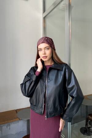 Biker Jacket With Oversized Fit - Brand: My Jest Fashion - Women's Clothing Wholesale - Globality Store