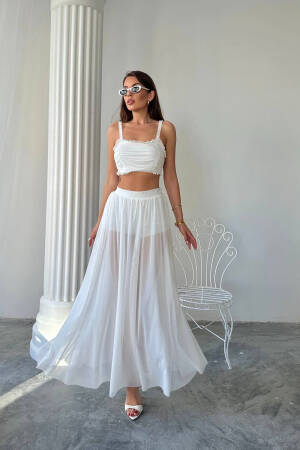 Sexy Elegant Slim Fit Maxi Skirt Set - Brand: Mode Roy - Women's Clothing Wholesale - Globality Store