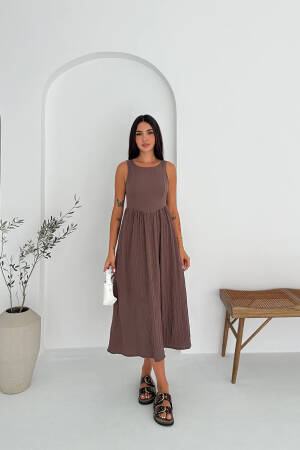 A-Line Dress With Cap Sleeves - Brand: Mode Roy - Women's Clothing Wholesale - Globality Store