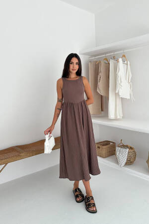 A-Line Dress With Cap Sleeves - Brand: Mode Roy - Women's Clothing Wholesale - Globality Store