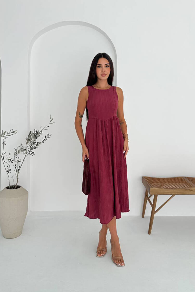 Fit And Flare Midi Dress