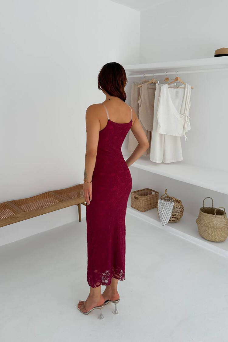 Sheath Dress With Floral Design
