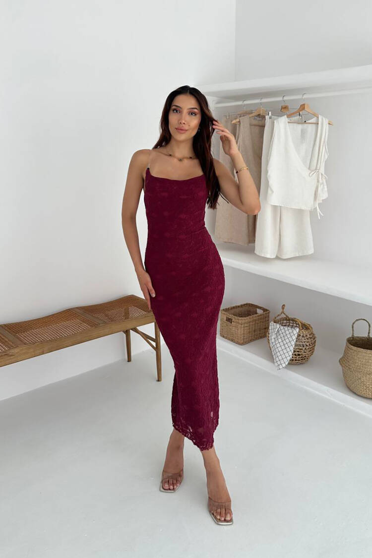 Sheath Dress With Floral Design - Brand: Mode Roy - Women's Clothing Wholesale - Globality Store