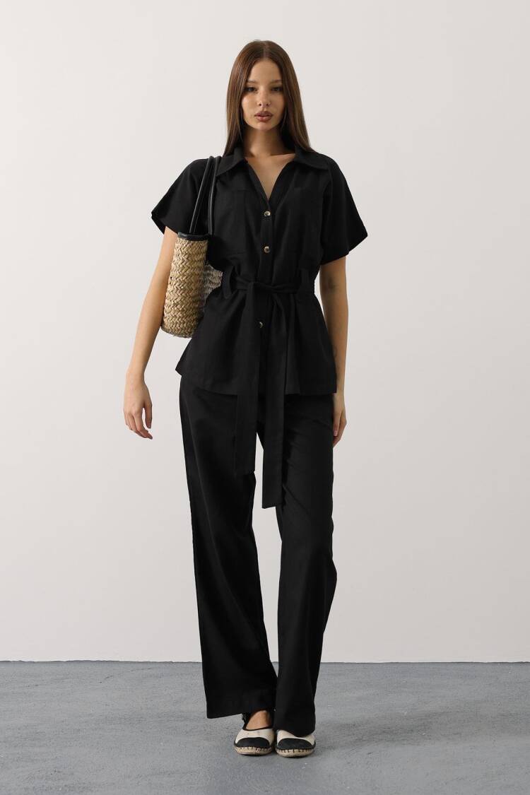 Set With Elegant Palazzo Pants