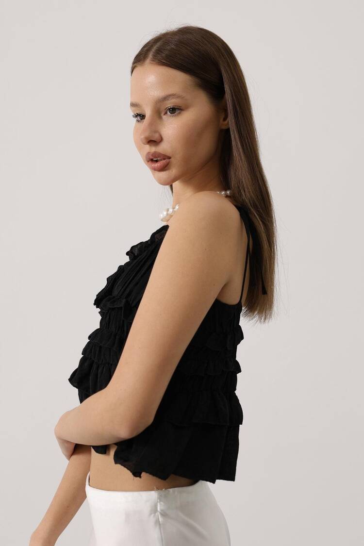 Sexy Slim Fit Crop Blouse