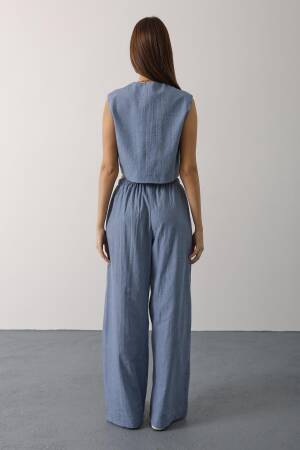 Blue Ethnic Casual Boho Set - Brand: Reyon - Women's Clothing Wholesale - Globality Store