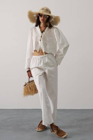 Boho Palazzo Pants Set - Brand: Reyon - Women's Clothing Wholesale - Globality Store