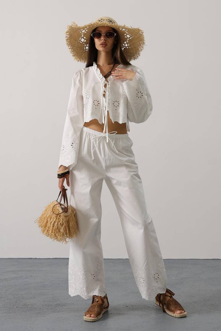 Boho Palazzo Pants Set