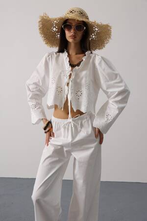 Boho Palazzo Pants Set - Brand: Reyon - Women's Clothing Wholesale - Globality Store