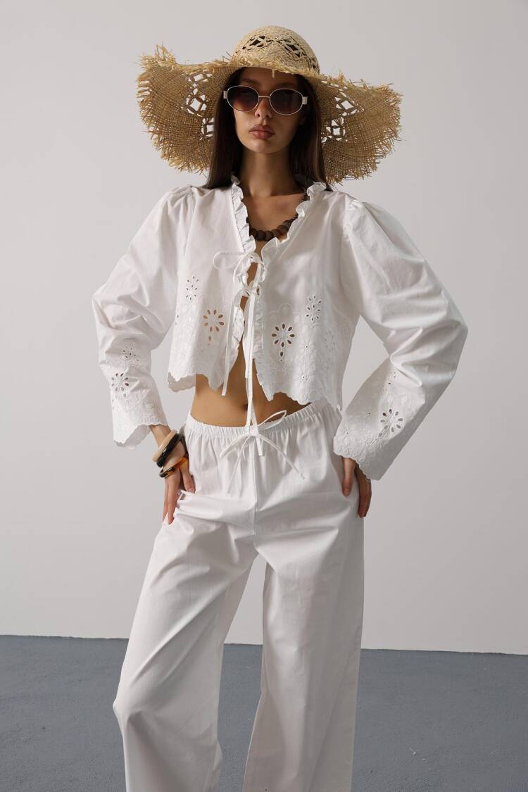 Boho Palazzo Pants Set