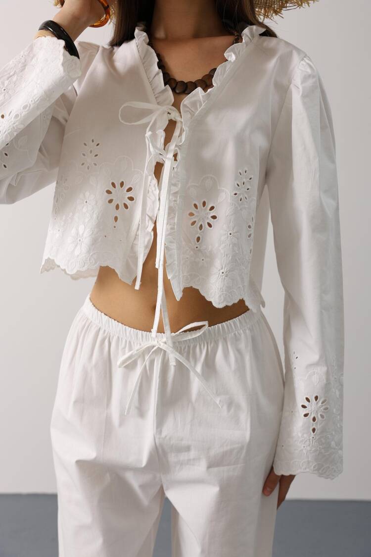 Boho Palazzo Pants Set