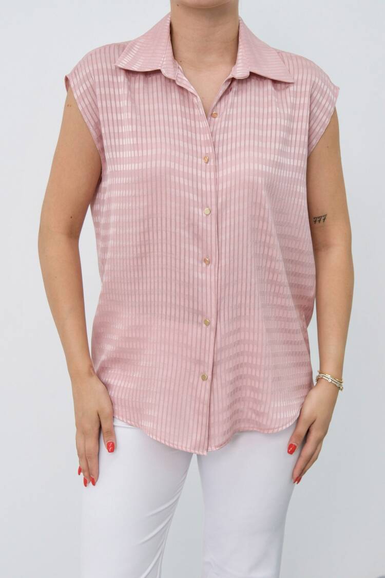 Striped Casual Elegant Shirt
