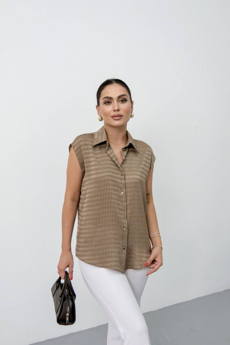 Striped Casual Elegant Shirt
