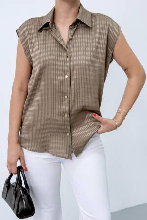 Striped Casual Elegant Shirt - Brand: STEPS - Women's Clothing Wholesale - Globality Store