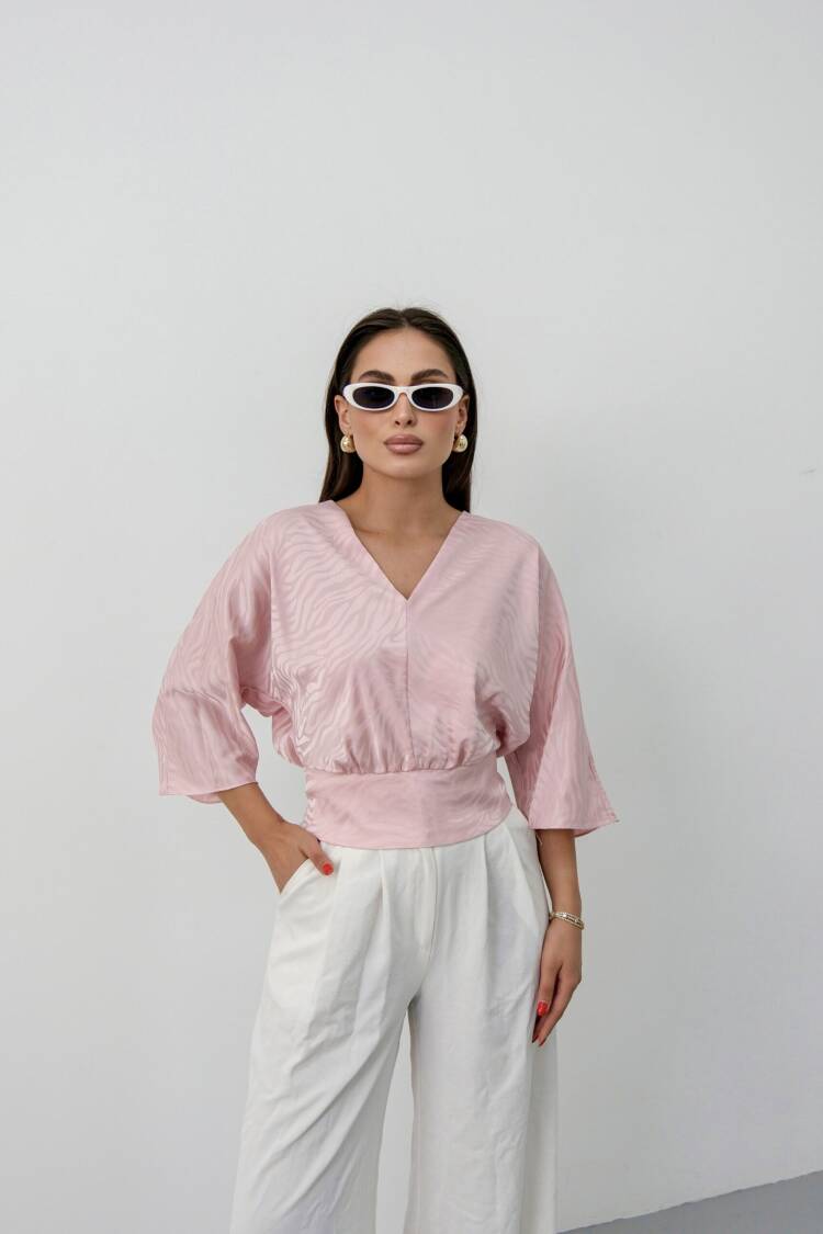 Elegant Animal Print Blouse - Brand: STEPS - Women's Clothing Wholesale - Globality Store