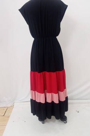 Black Fit And Flare Dress With Cap Sleeves - Brand: Janes - Women's Clothing Wholesale - Globality Store