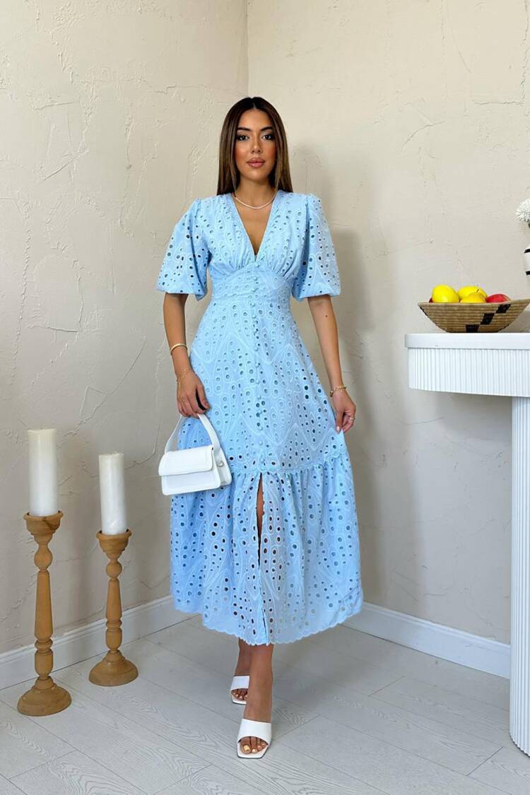 ElegantFit And Flare Dress - Brand: Elisa - Women's Clothing Wholesale - Globality Store