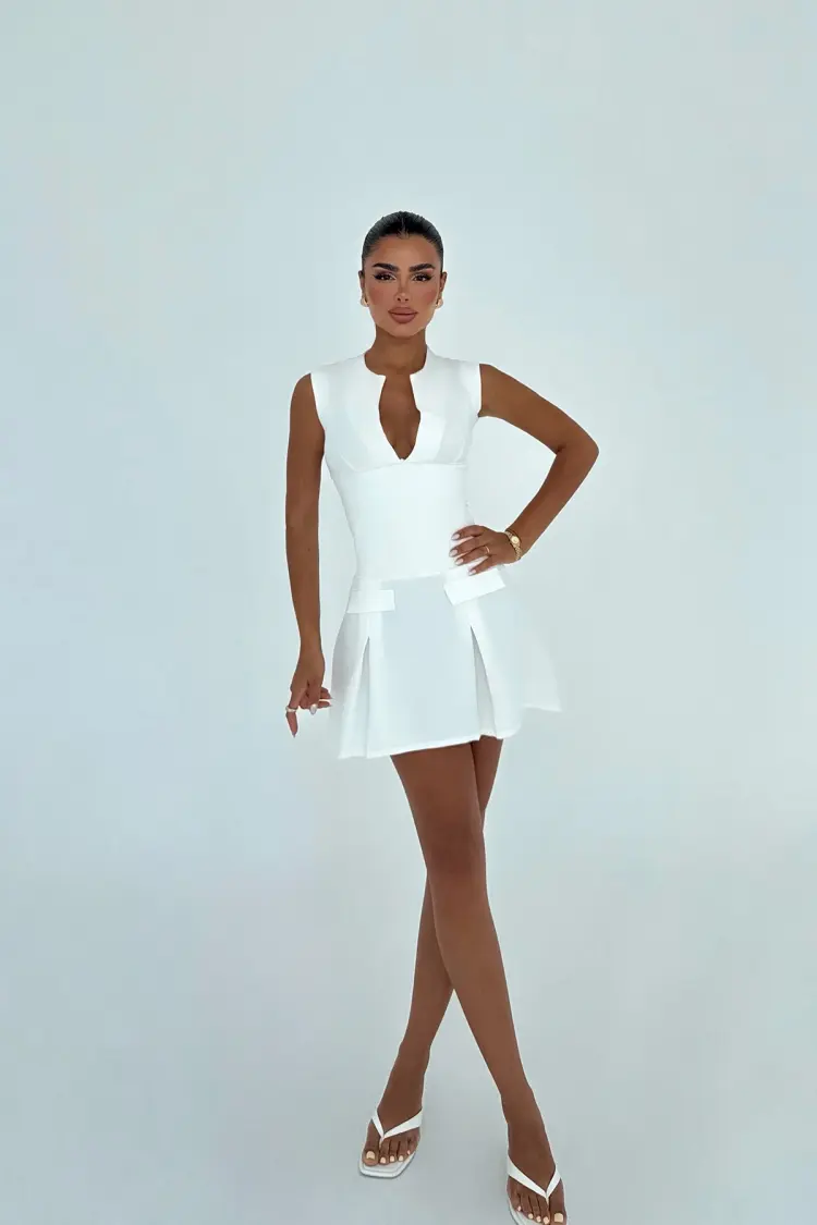 Sexy Fit And Flare Mini Dress