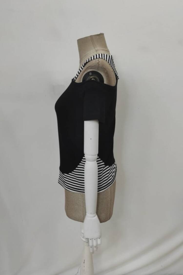 Black Casual Sexy Streetwear Blouse