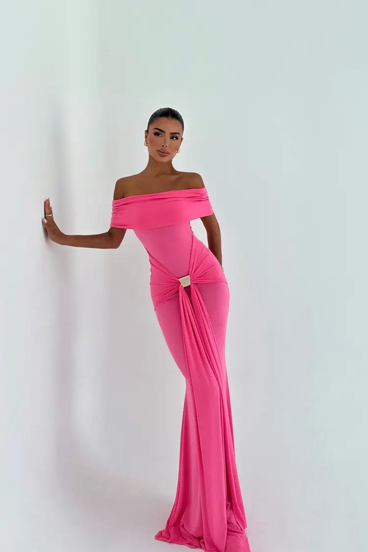 Pink Sexy Glam Elegant Formal Dress