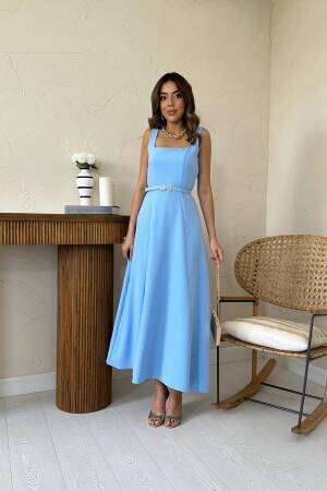 Elegant A-Line Sleeveless Floor Length Dress - Brand: Elisa - Women's Clothing Wholesale - Globality Store