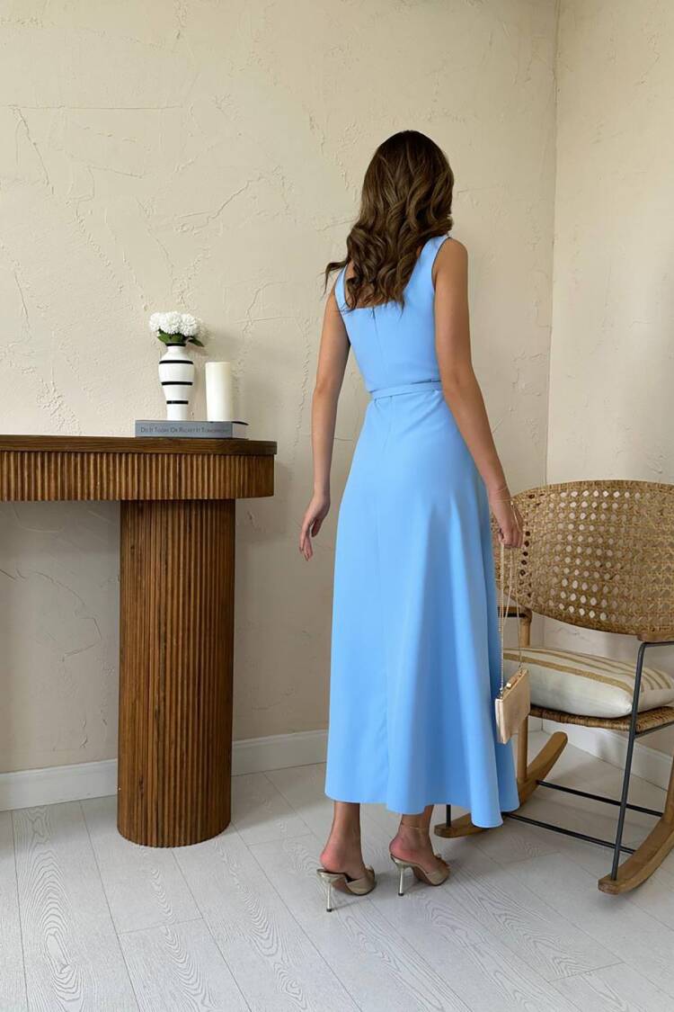 Elegant A-Line Sleeveless Floor Length Dress