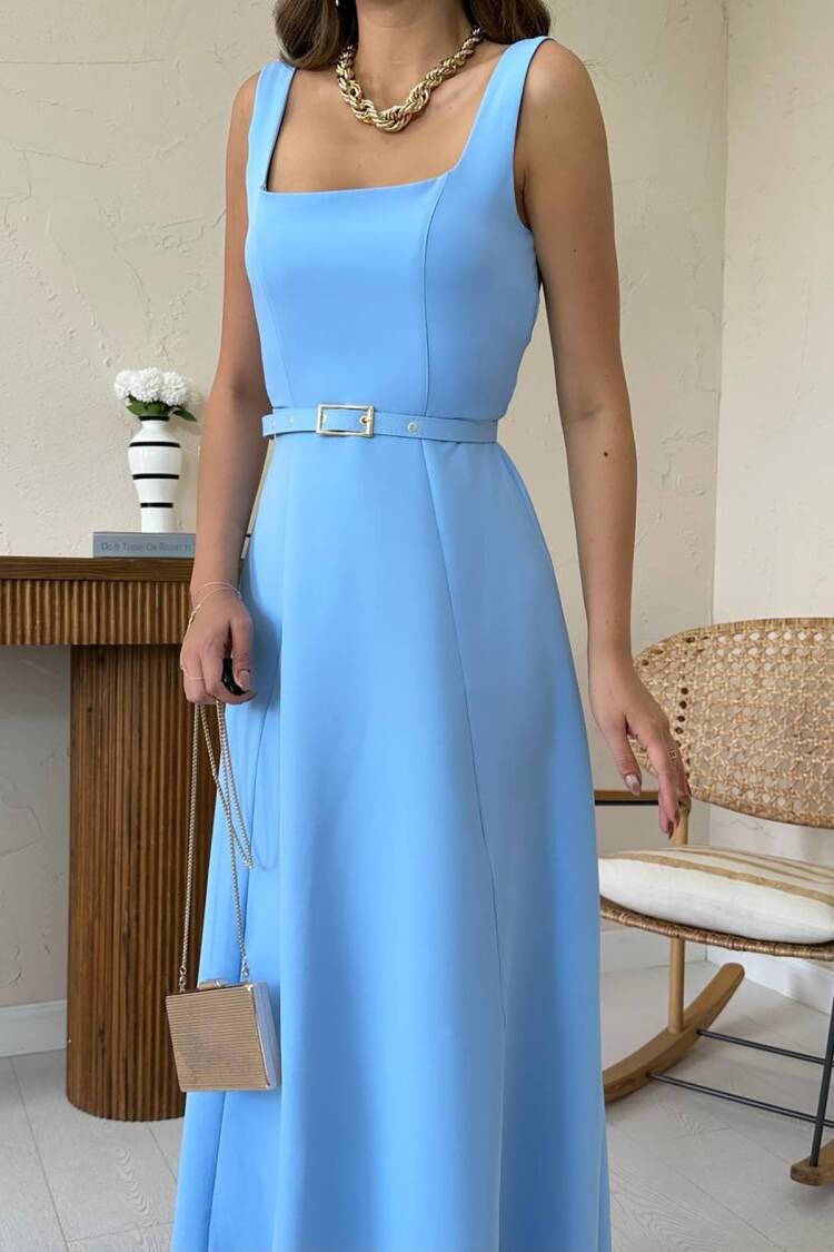 Elegant A-Line Sleeveless Floor Length Dress