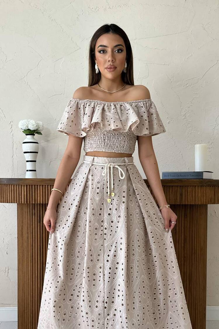 Beige Elegant Boho Set