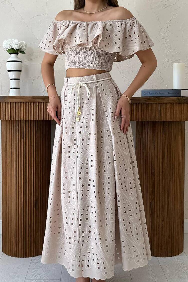 Beige Elegant Boho Set