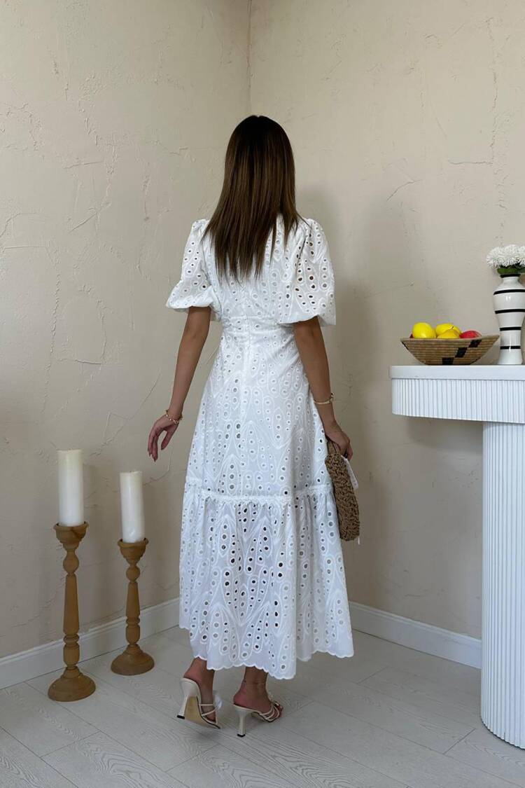 Elegant Fit And Flare Dress - Brand: Elisa - Women's Clothing Wholesale - Globality Store