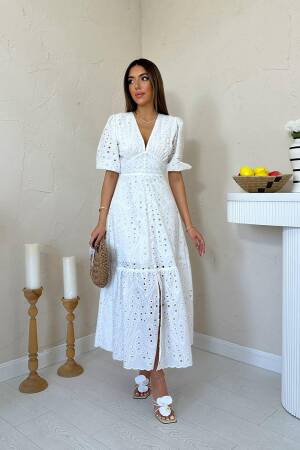 Elegant Fit And Flare Dress - Brand: Elisa - Women's Clothing Wholesale - Globality Store
