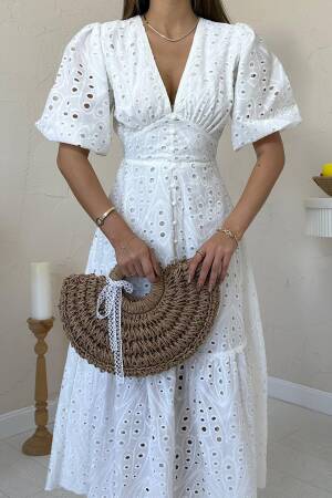 Elegant Fit And Flare Dress - Brand: Elisa - Women's Clothing Wholesale - Globality Store