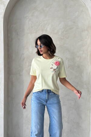 Floral Casual Blouse With Short Sleeves - Brand: Topshow - Women's Clothing Wholesale - Globality Store