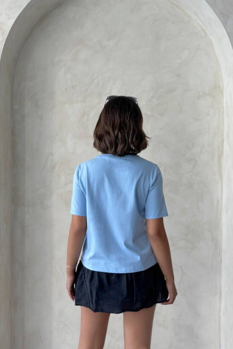 Floral Casual Blouse With Short Sleeves