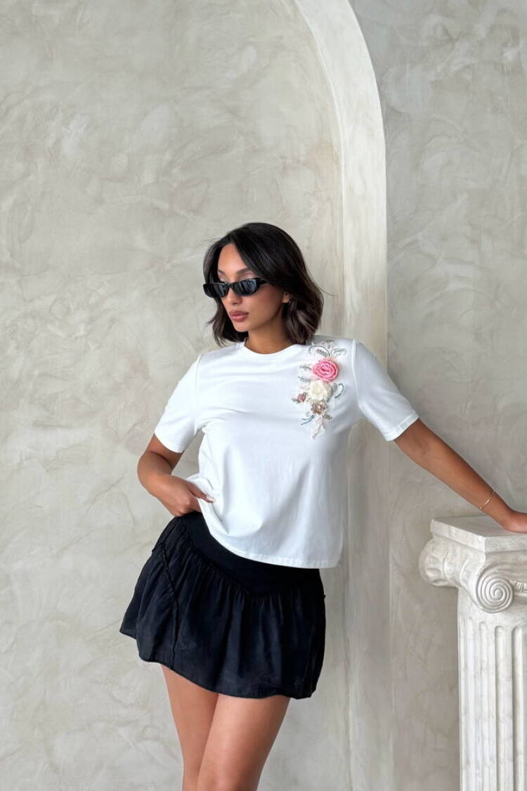 White Casual Cute Elegant Blouse