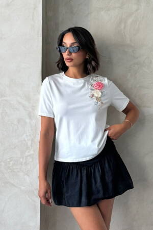 White Casual Cute Elegant Blouse - Brand: Topshow - Women's Clothing Wholesale - Globality Store