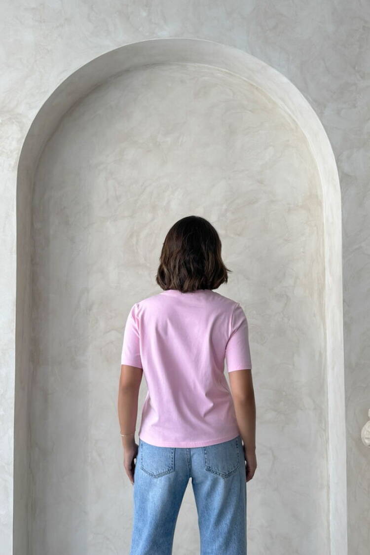 Floral Casual Blouse With Short Sleeves