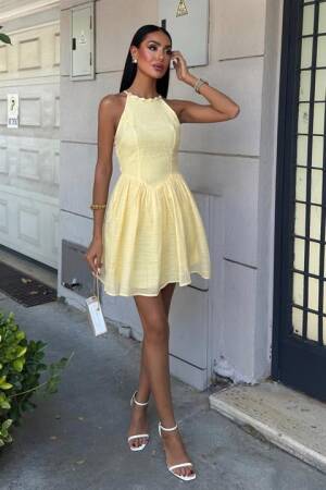 Sleeveless Fit And Flare Mini Dress - Brand: Sobe Istanbul - Women's Clothing Wholesale - Globality Store