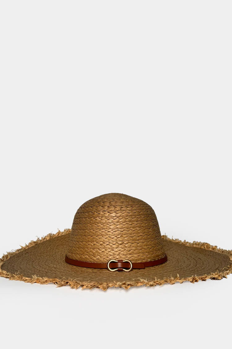 Brown Vintage Hat For Beach And Party - Brand: Black Fashion - Women's Clothing Wholesale - Globality Store
