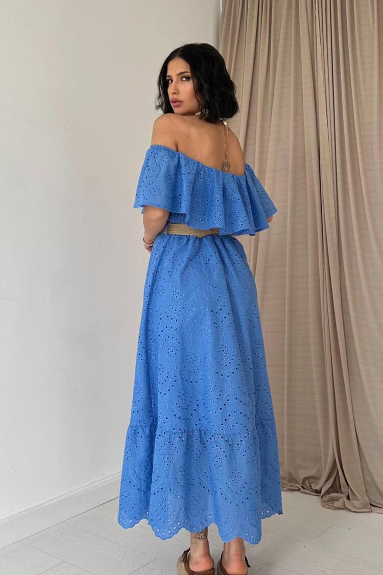 Boho Fit And Flare Maxi Dress