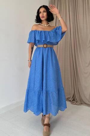 Boho Fit And Flare Maxi Dress - Brand: Elisa - Women's Clothing Wholesale - Globality Store