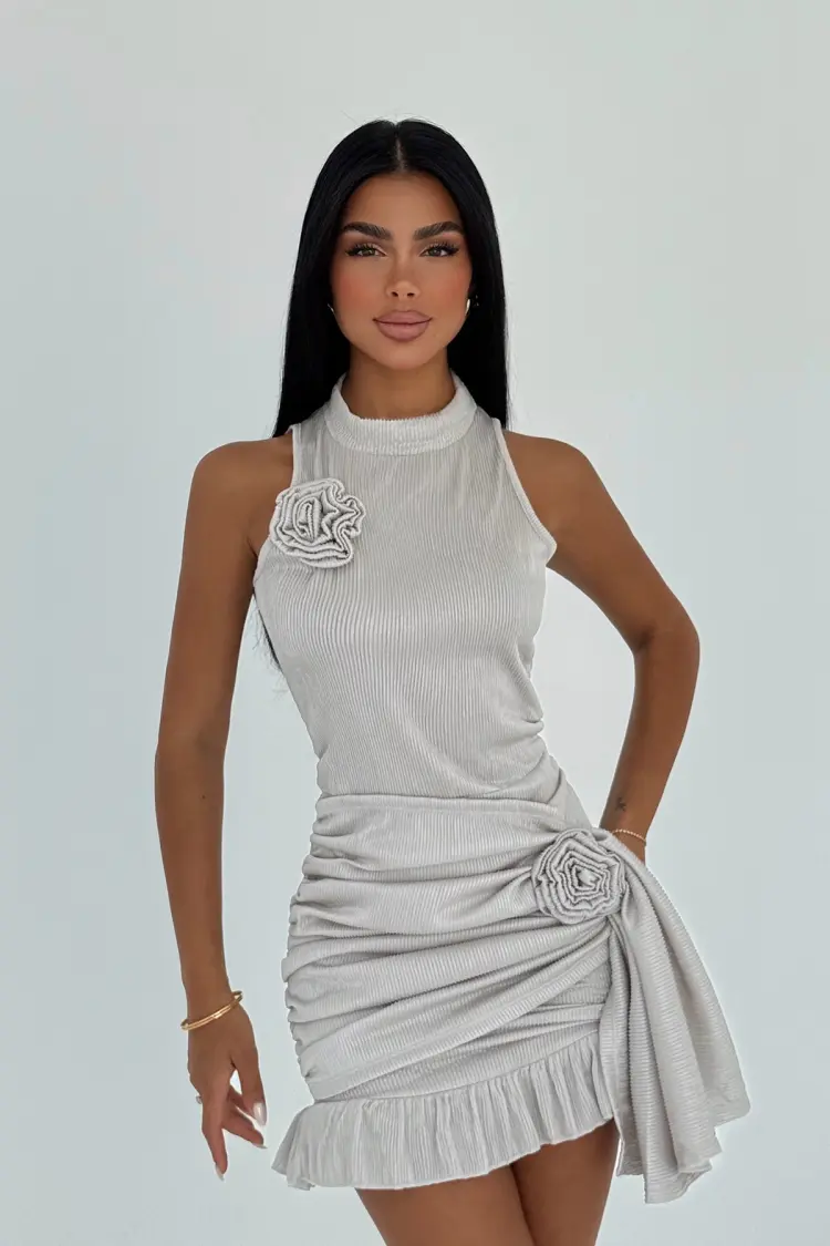 White Sexy Elegant Bodycon Mini Dress