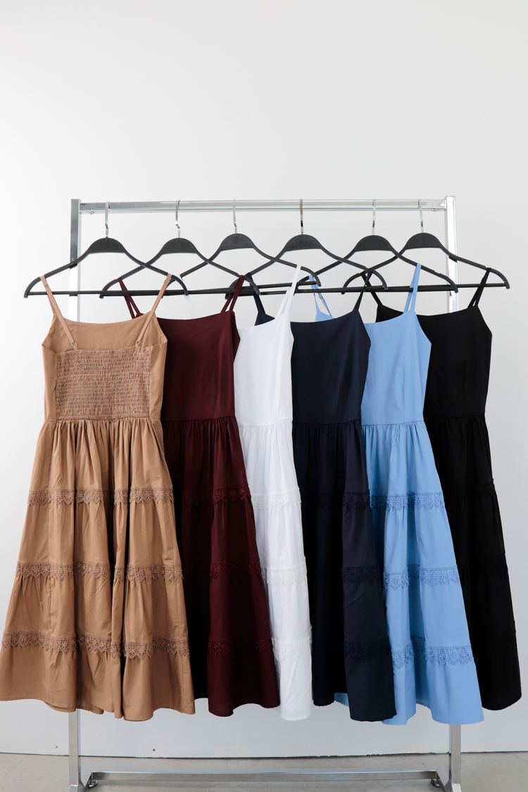 Dress Lace Detailed Patchwork
