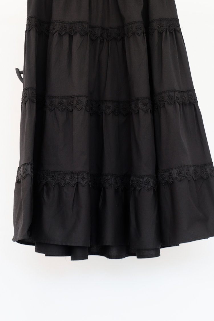 C01Y52101053 Dress Lace Detailed Patchwork