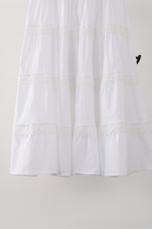 C01Y52101053 Dress Lace Detailed Patchwork - Brand: Cream Rouge - Women's Clothing Wholesale - Globality Store